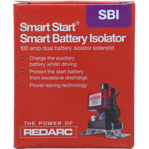 Redarc Smart Start Sbi 12v 100a Battery Isolator Sbi12 Isolators