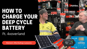 Heiner's Workshop Lessons : Off-grid Auto Electrics Series | How to Charge your Deep Cycle Battery Ep.5 | Ft. Andrew White from 4xOverland