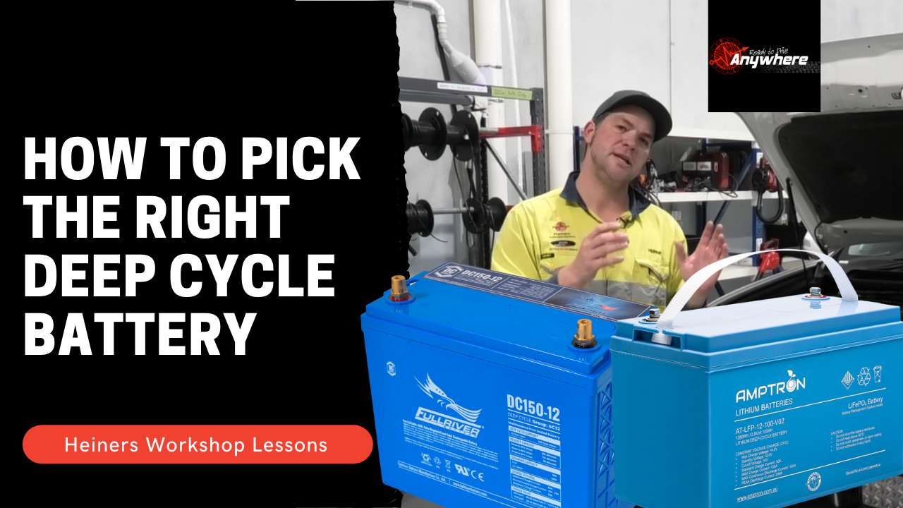 Heiner's Workshop Lessons : Off-grid Auto Electrics Series | How to Pick the Right Deep Cycle Battery Ep.4