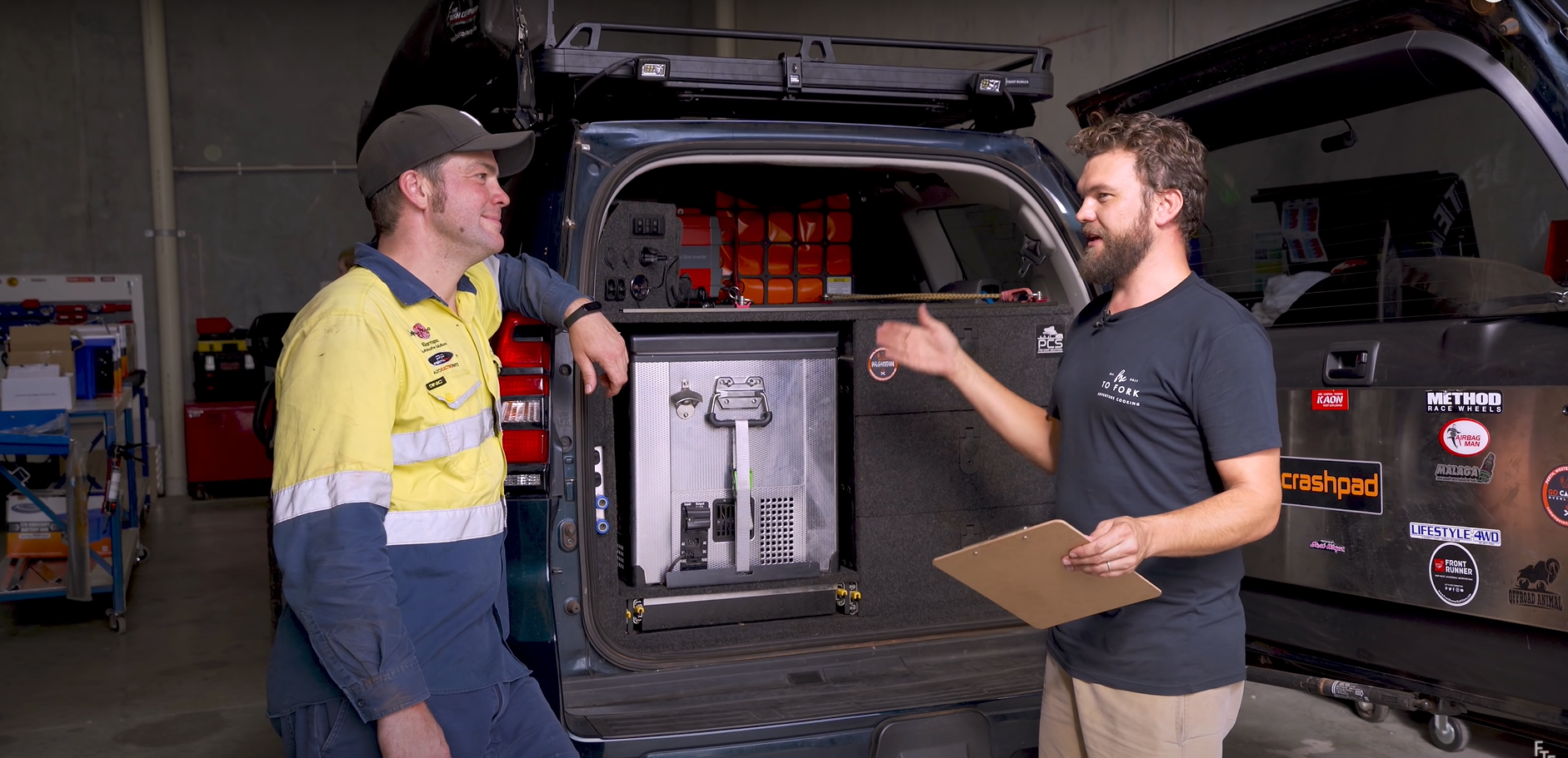 Harry from Fire to Fork - Adding Camping Lights to his 10 Year Tourer