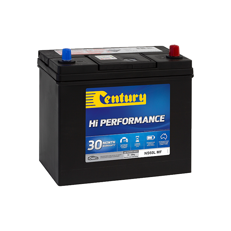 NS60L MF Century Hi Performance Battery 430CCA 76RC 45AH