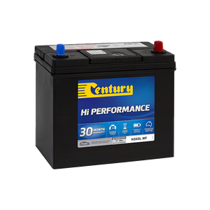 NS60L MF Century Hi Performance Battery 430CCA 76RC 45AH