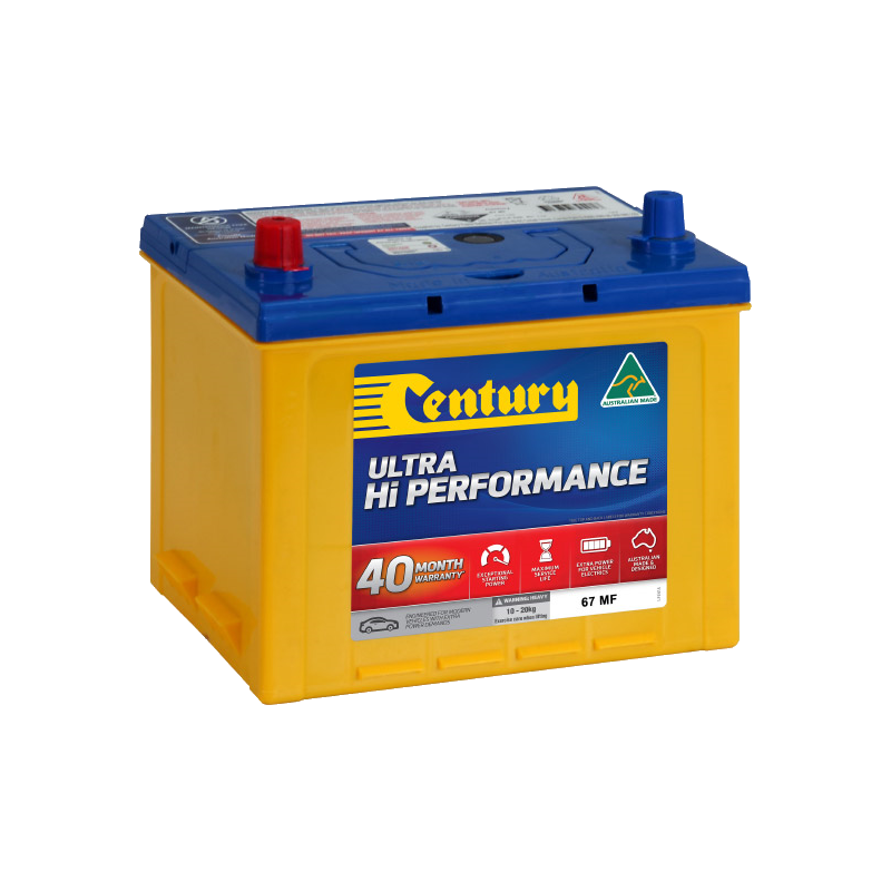 Century Ultra Hi Performance Battery 67 MF 640CCA 115RC 64AH | PERTH PRO AUTO