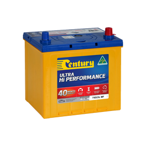 Century Ultra Hi Performance Battery 75D23L MF 620CCA 120RC 70AH