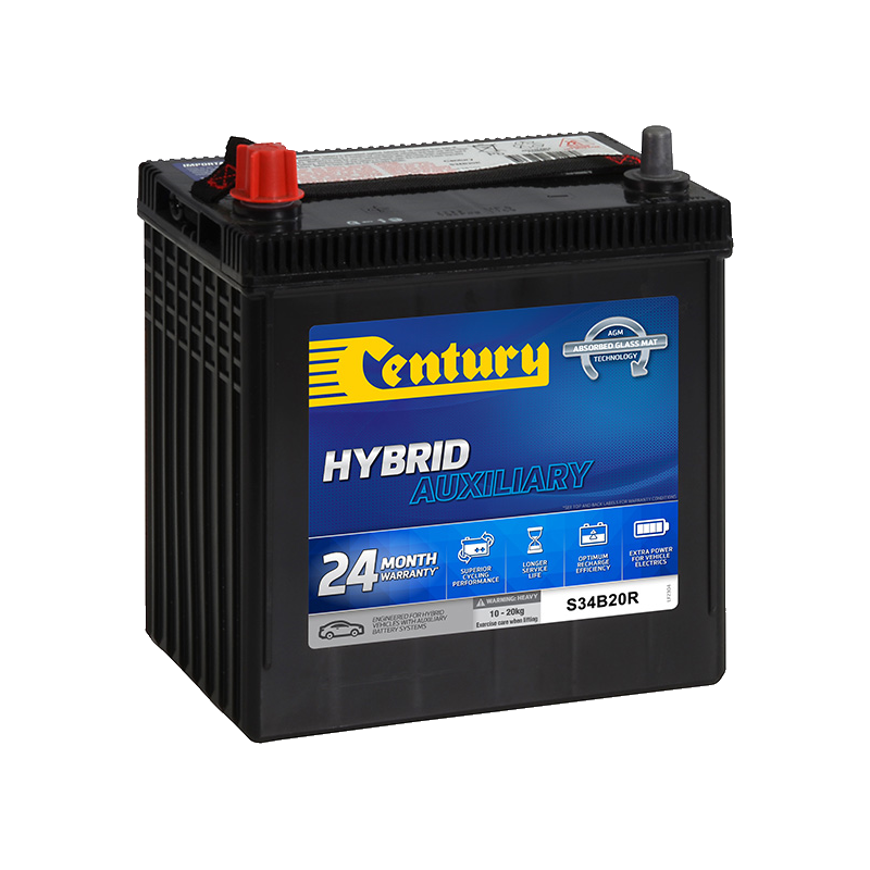 S34B20R Century Hybrid Auxiliary Battery 270CCA 47RC 27AH | perth pro auto