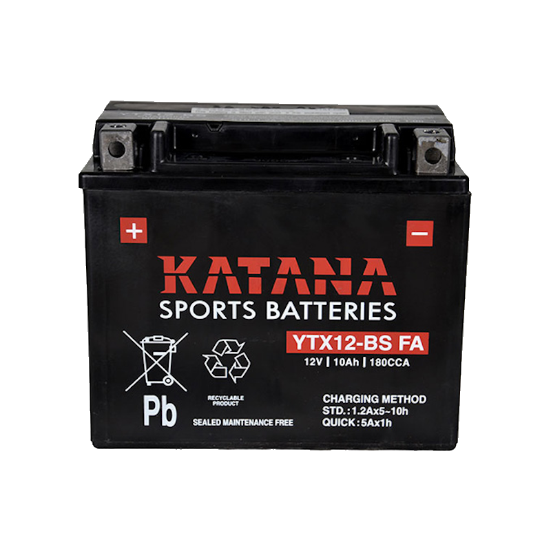 YTX12-BS FA Katana MF AGM Battery 180CCA 10AH