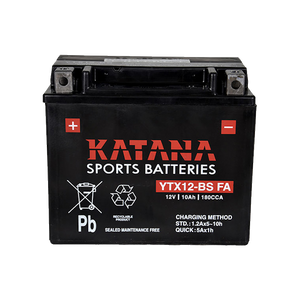 YTX12-BS FA Katana MF AGM Battery 180CCA 10AH