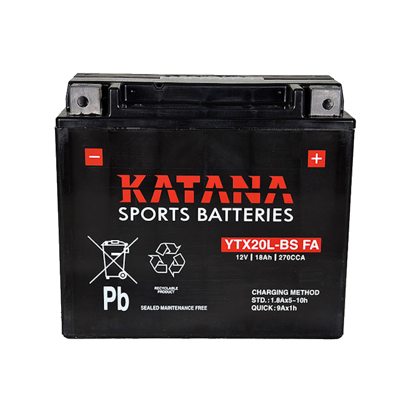 YTX20L-BS FA Katana MF AGM Battery 270CCA 18AH