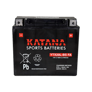 YTX20L-BS FA Katana MF AGM Battery 270CCA 18AH