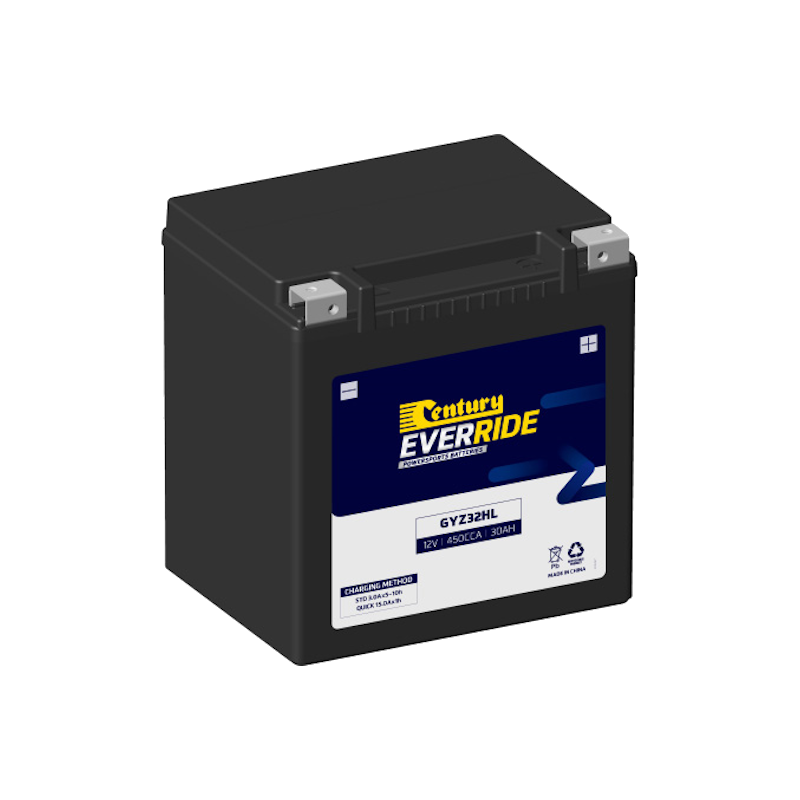 GYZ32HL Century EverRide Heavy Duty AGM Battery 450CCA 30AH