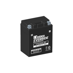 YTX14AH-BS Century EverRide Hi Performance AGM Battery 220CCA 12AH