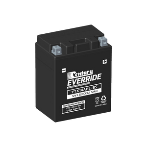 YTX14AHL-BS Century EverRide Hi Performance AGM Battery 220CCA 12AH