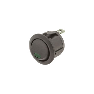 Rocker Switch On/Off Round Green