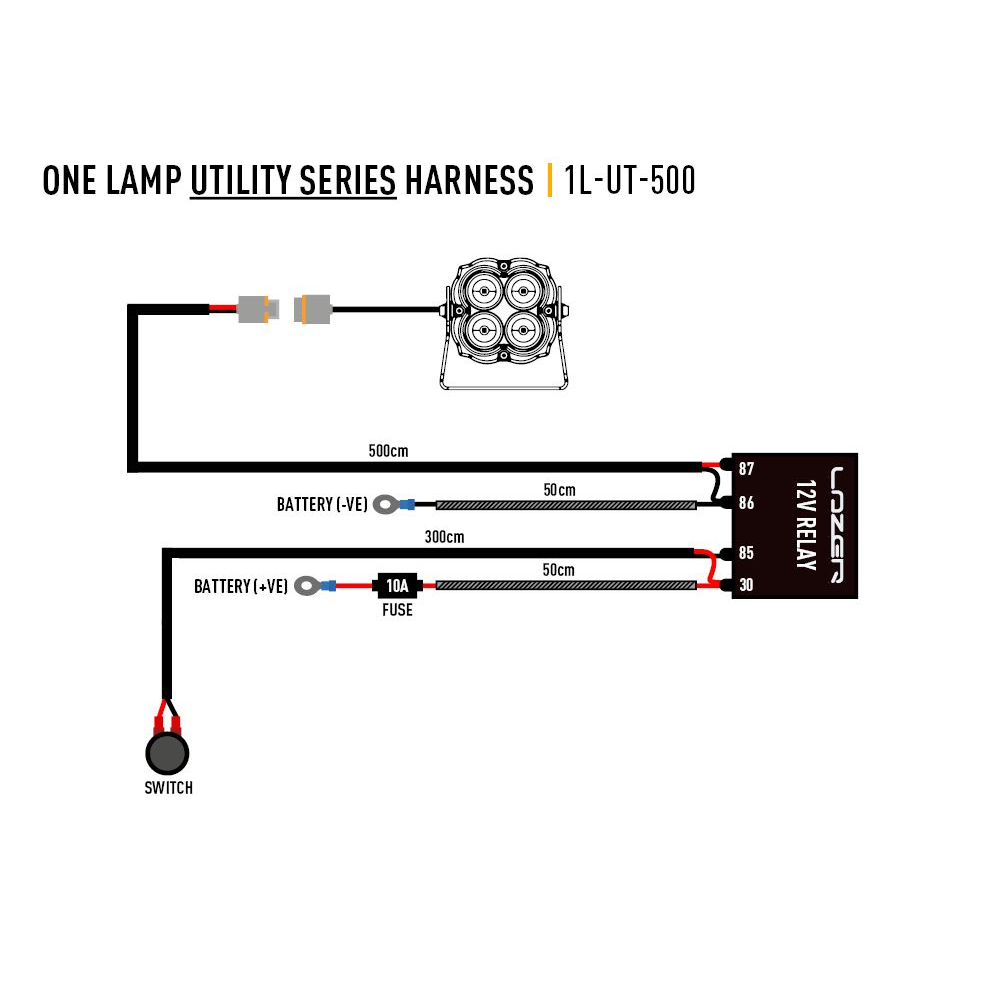 Lazerlamps Utility Light Harness