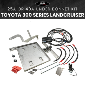 Toyota Landcruiser 300 Series Under Bonnet Dual Battery Kit