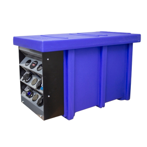 National Luna Portable AUX Battery Box Blue 12 Volt