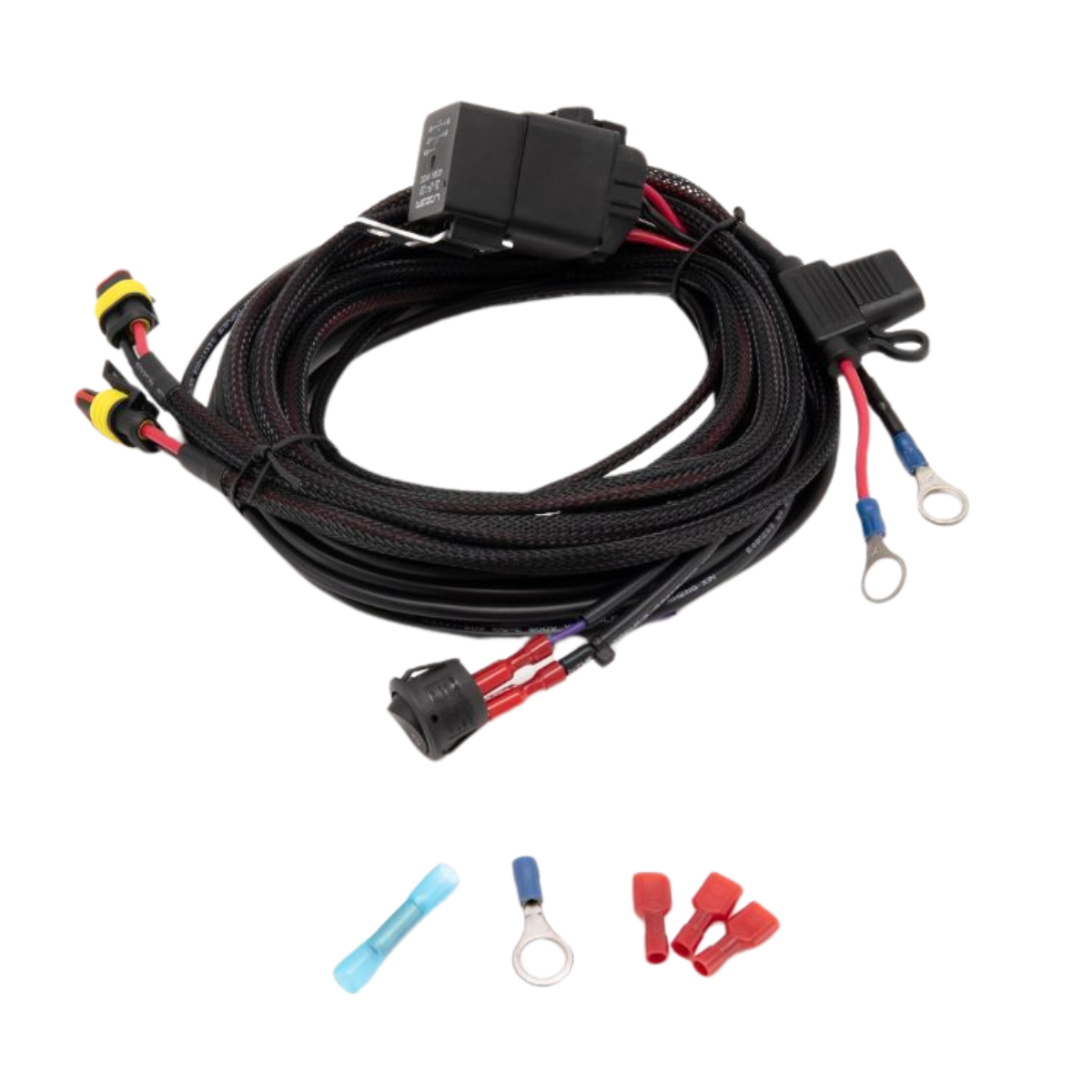 Lazerlamps Two-Lamp Wiring Kit - Mid Power (2-Pin, Superseal, 12V)