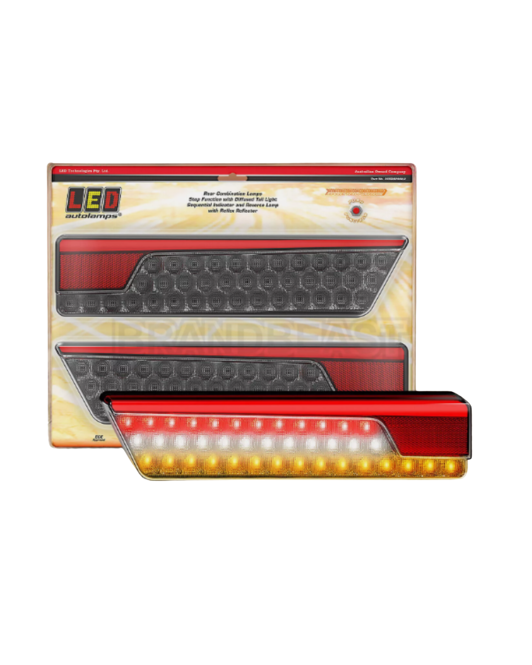 PKT 2 ZEON LED COMB LMP 10-30V STOP/TAIL/SEQUENTIAL IND/REV