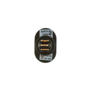 Rocker Switch On/Off Oval Red