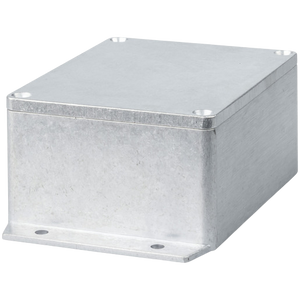 IP65 Sealed Diecast Aluminium Boxes - Flanged - 115(W)x90(D)x55(H)mm