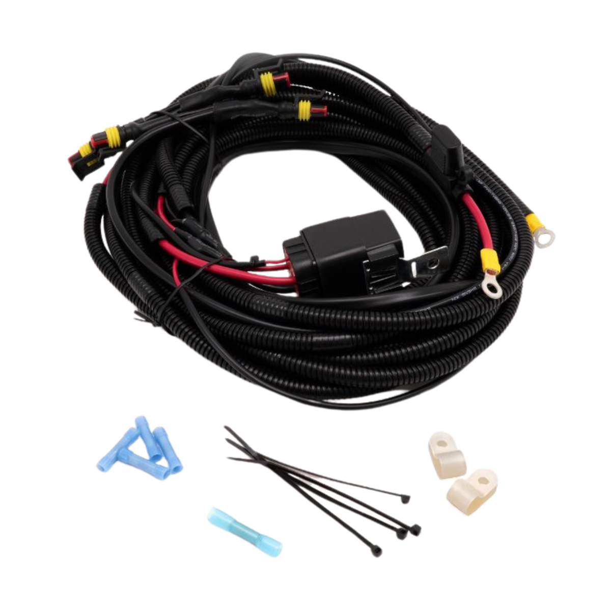 Lazerlamps Four-Lamp Wiring Kit with Splice (2-Pin, Superseal, 12V)