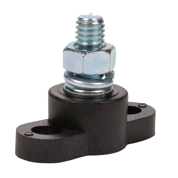 Junction Block black / red Insulated Stud 10mm | Circuit Protection