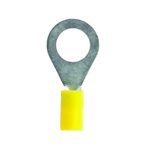 Series of 5-6mm Yellow Insulated Ring Terminals | Crimps/Lugs
