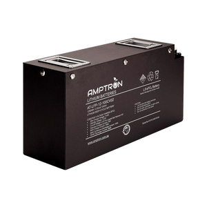 Amptron Slimline 12V 100Ah Lithium Battery 100A Continuous Discharge