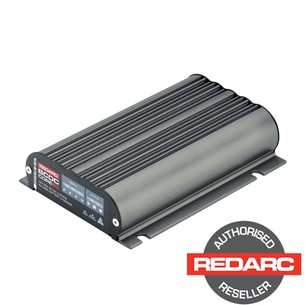 Redarc BCDCN1225 In-Cabin Core Battery Charger DC to DC 25A In-Cabin | DC Chargers
