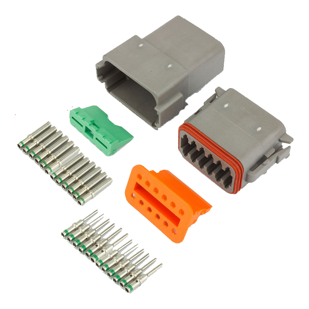 12 Pin Deutsch Plug Connector Complete Kit