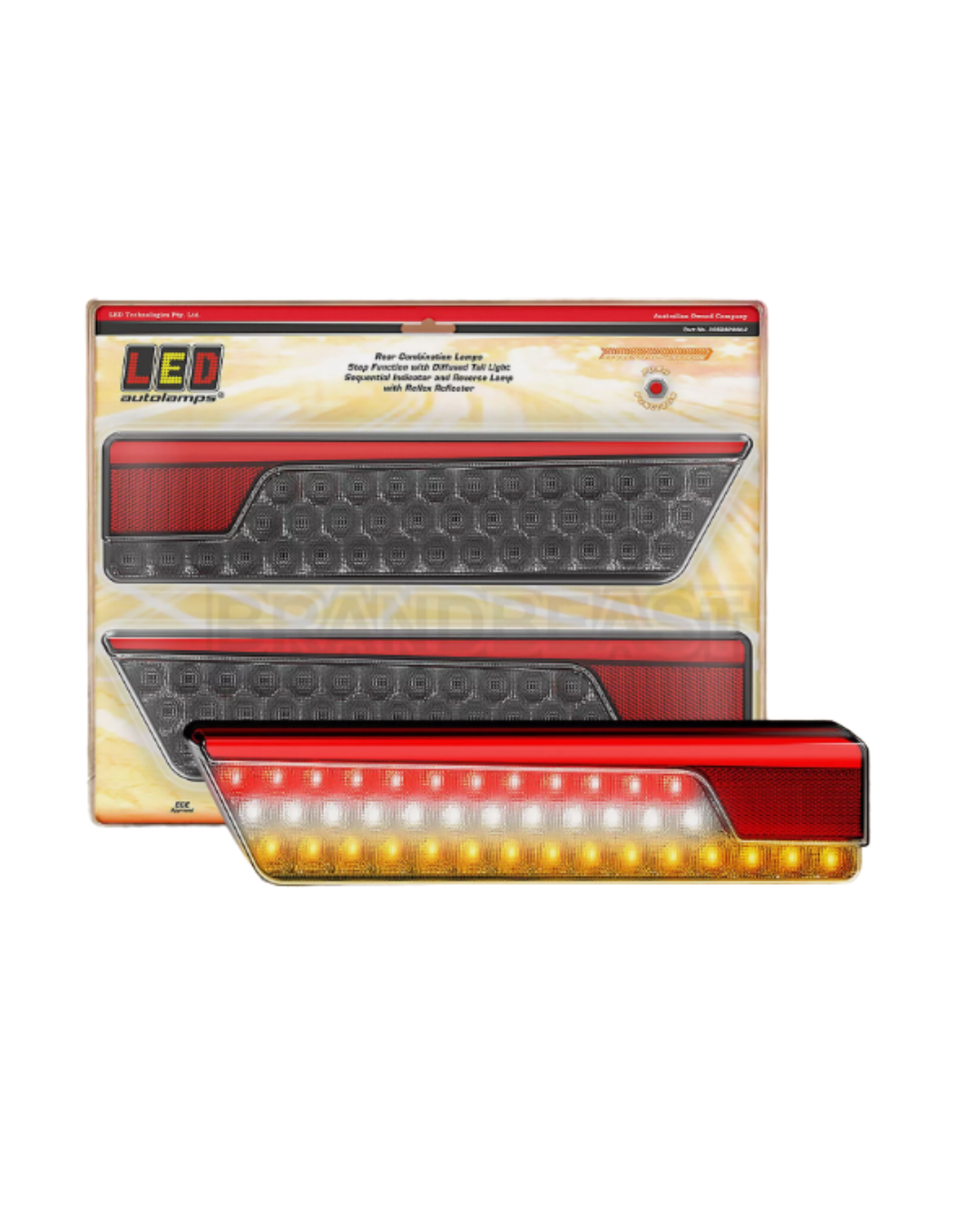 PKT 2 ZEON LED COMB LMP 10-30V STOP/TAIL/SEQUENTIAL IND/REV