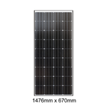 Load image into Gallery viewer, KT Solar 200 Watt 12v Single Cell Mono-Crystalline Solar Panel (1476x676x35) | Solar
