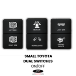 Load image into Gallery viewer, Toyota Small Dual Switches Blue
