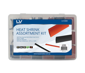 Dual WallHeatshrink Assortment Kit 300Pcs Red And Black L-50mm