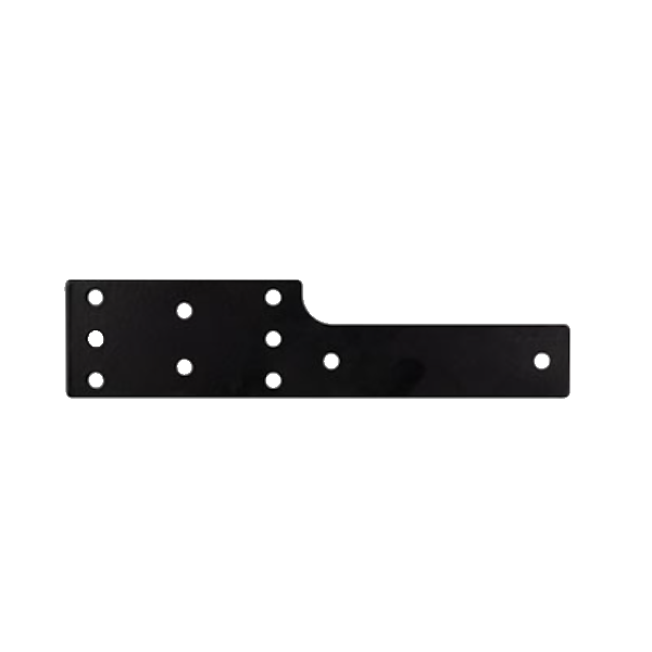 Dual Trailer Connector Bracket - fits Anderson and Flat Trailer Plug BLACK