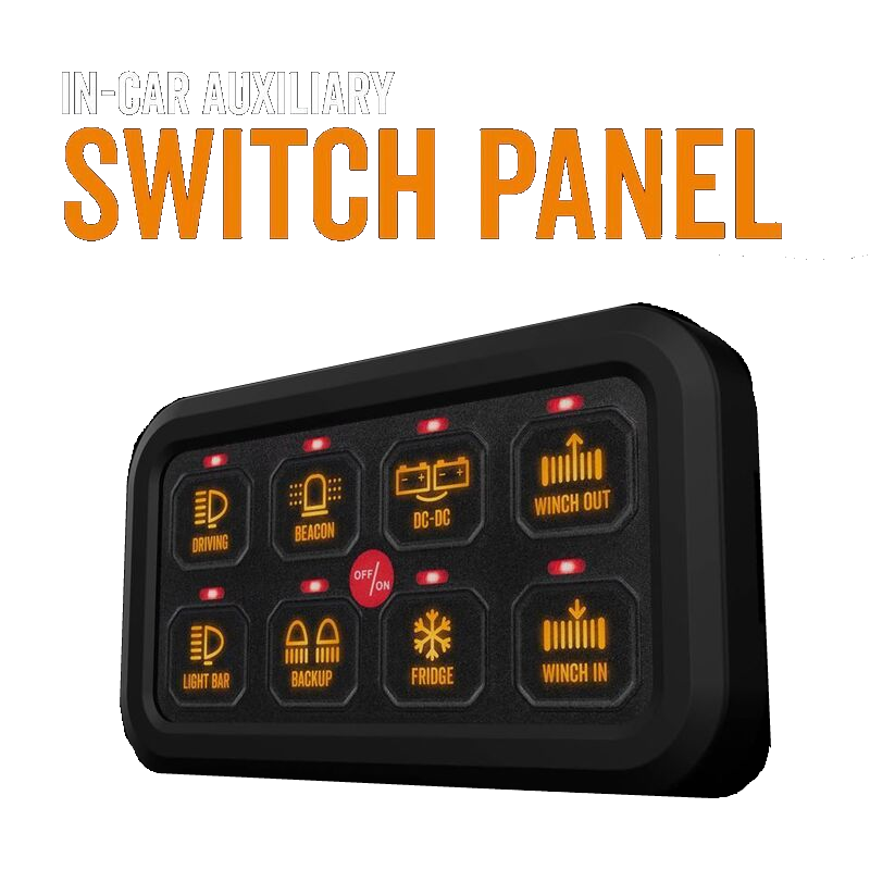 Roadpower Switch Panel 8 Way 10-30V 60A