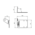 Load image into Gallery viewer, Solar Input Bracket to Suit SB50 Anderson Plug &amp; Cover
