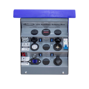 National Luna Portable AUX Battery Box Blue 12 Volt