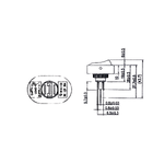 Load image into Gallery viewer, Rocker Switch On/Off Oval Red
