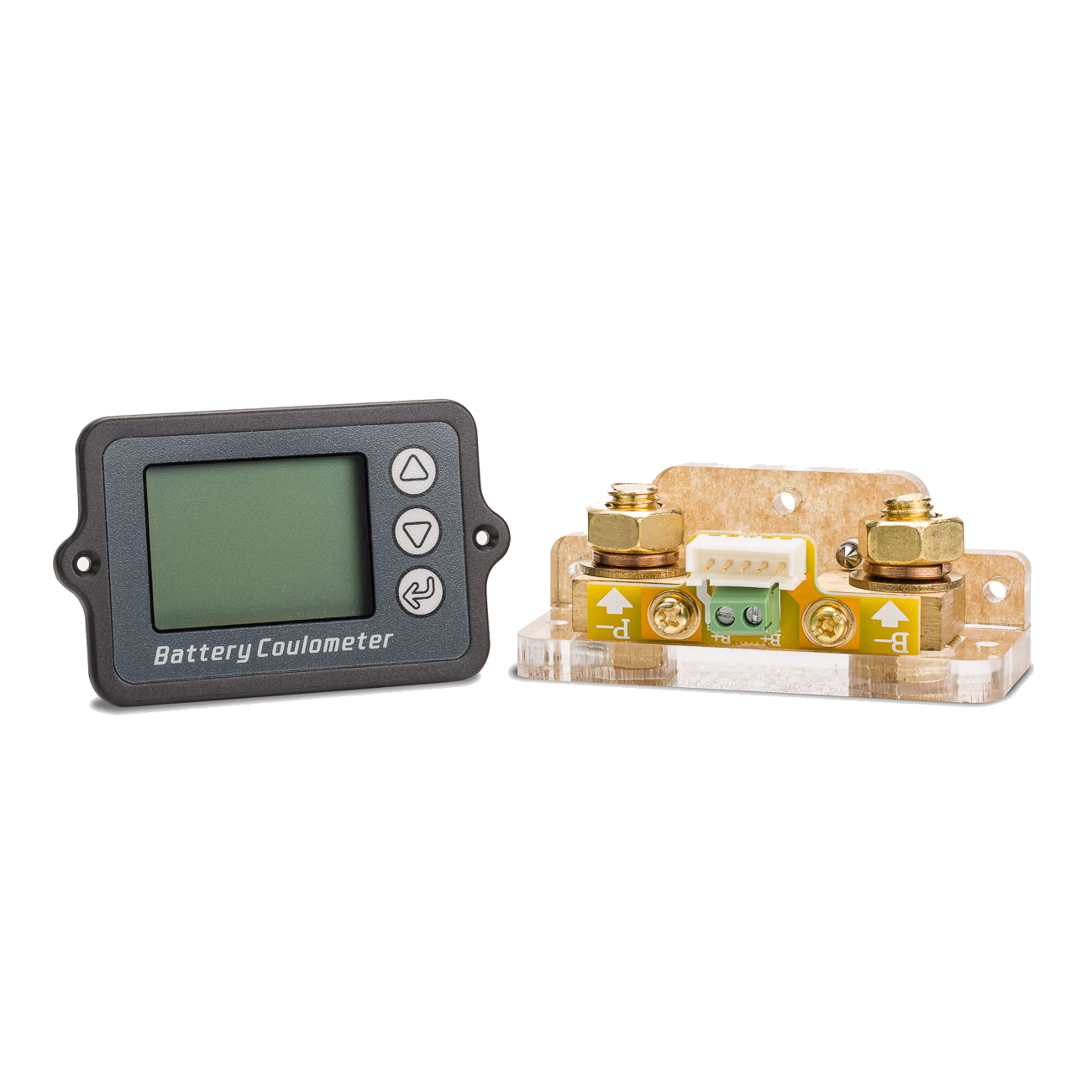 Amptron 100A Coulometer Battery Monitor with Shunt | Battery Monitoring