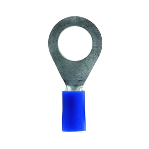 Series of 4mm Blue Insulated Ring Terminals | Crimps/Lugs