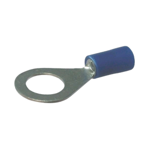 Series of 4mm Blue Insulated Ring Terminals | Crimps/Lugs
