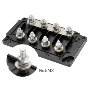 4 Bay Mega Fuse Holder with Cover