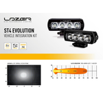 Load image into Gallery viewer, Toyota Hilux Rogue (2018+) Grille Mount Kit - Lazerlamps ST4 Evolution
