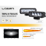 Load image into Gallery viewer, Toyota Hilux (2017+) Grille Mount Kit - Lazerlamps Triple-R 750 Elite
