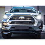 Load image into Gallery viewer, Toyota Hilux SR/SR5 (2021+) Grille Mount Kit - Lazerlamps Linear 6 Elite
