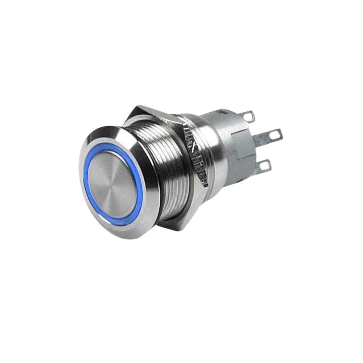 Metal Push Button Switches w/LED On/Off, 19mm 5V