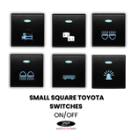 Load image into Gallery viewer, Toyota Small Square Switches Blue
