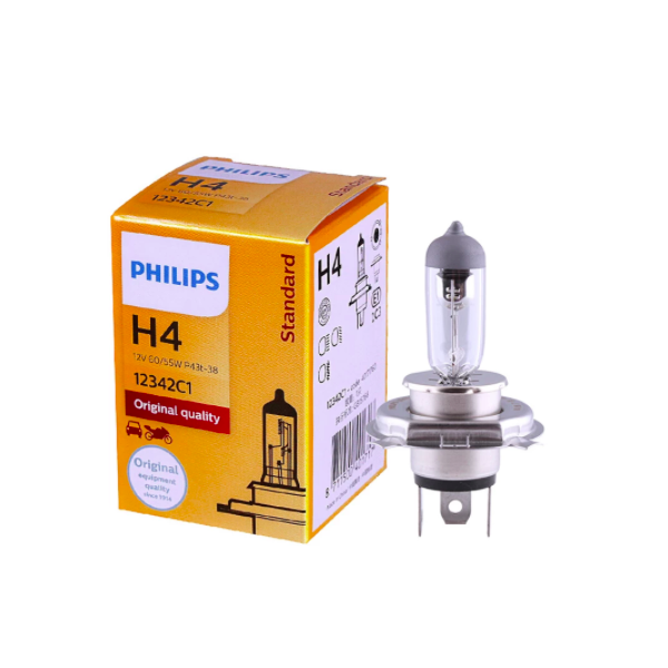 12342 Philips Halogen Globe/H4 12V 60/55W ST | Globes | Perth Pro Auto electric parts
