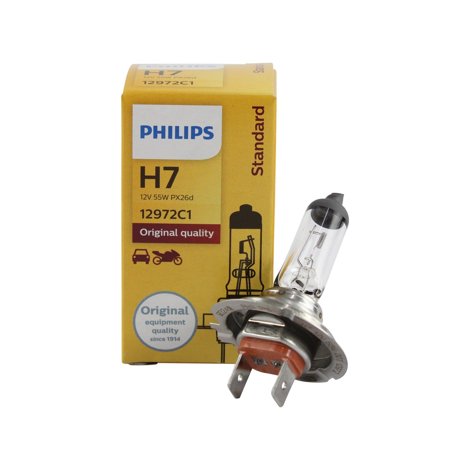 12972 Philips Halogen Globe/H7 12V 55W ST | Globes | Perth Pro Auto electric parts